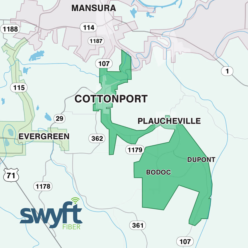 Cottonport Louisiana, Plaucheville