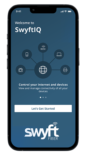 swyftiq fiber home wifi network app