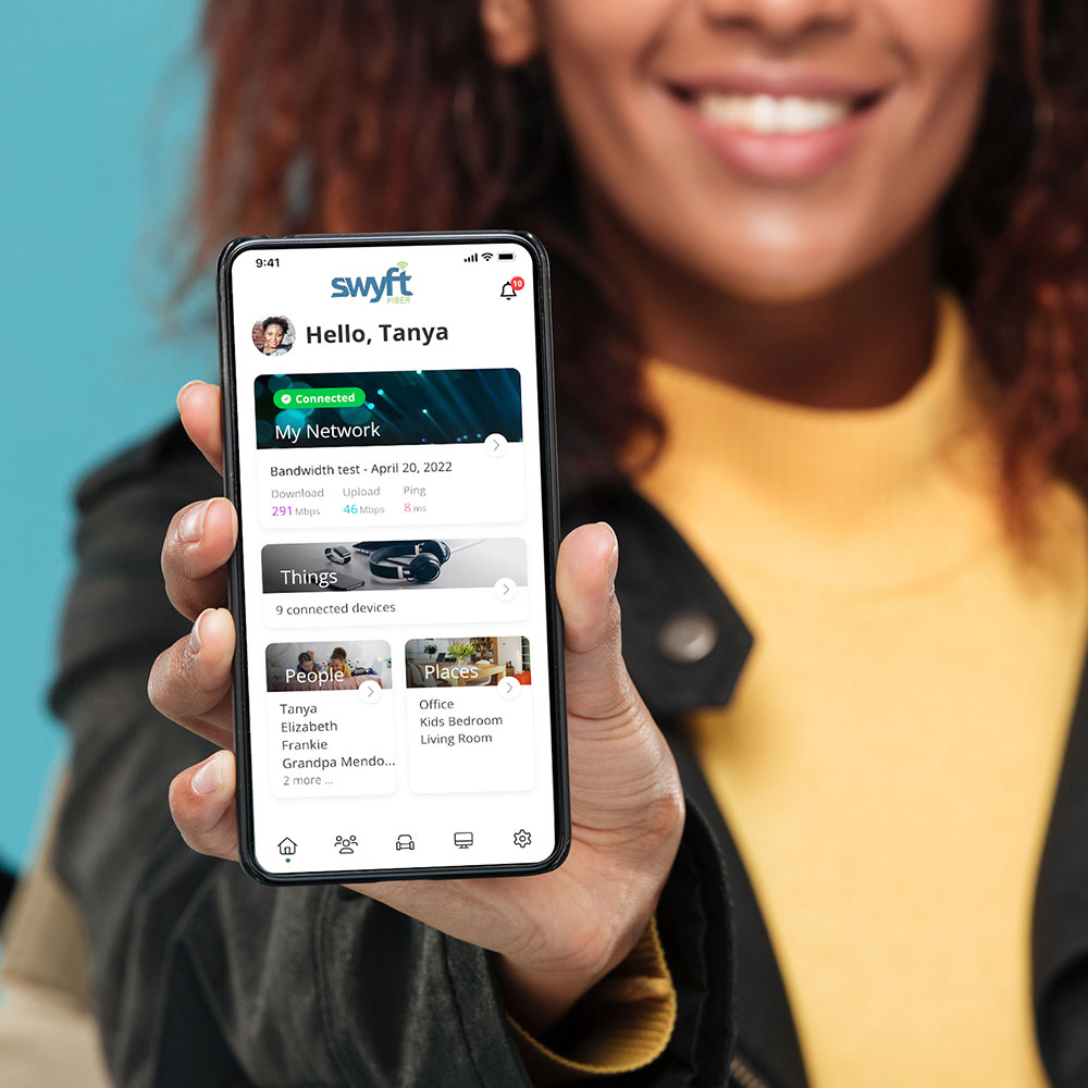 swyftiq home wifi network app